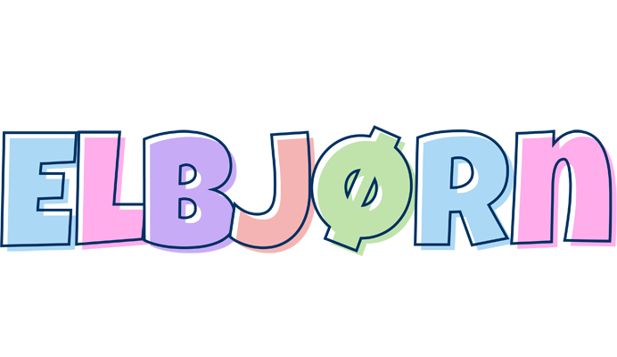 Elbjørn pastel logo