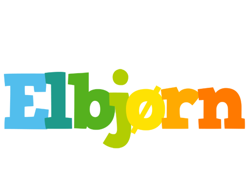 Elbjørn rainbows logo
