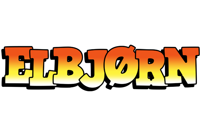 Elbjørn sunset logo