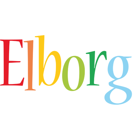 Elborg birthday logo