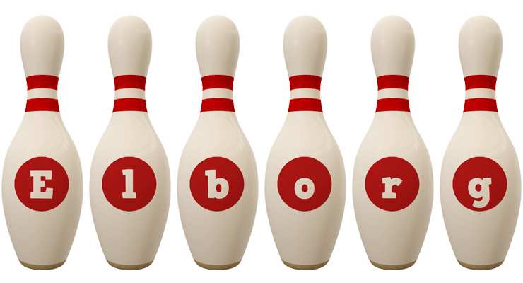 Elborg bowling-pin logo