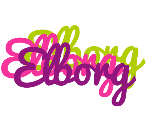 Elborg flowers logo