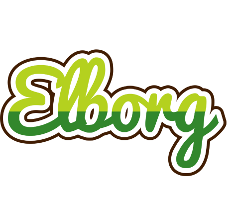 Elborg golfing logo