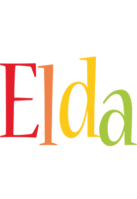 Elda birthday logo