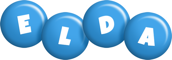 Elda candy-blue logo