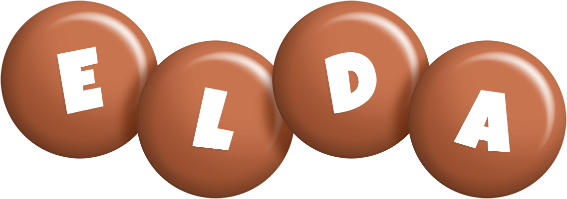 Elda candy-brown logo