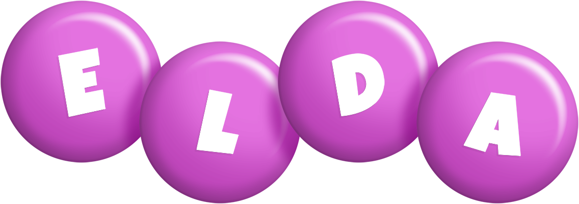 Elda candy-purple logo