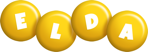 Elda candy-yellow logo