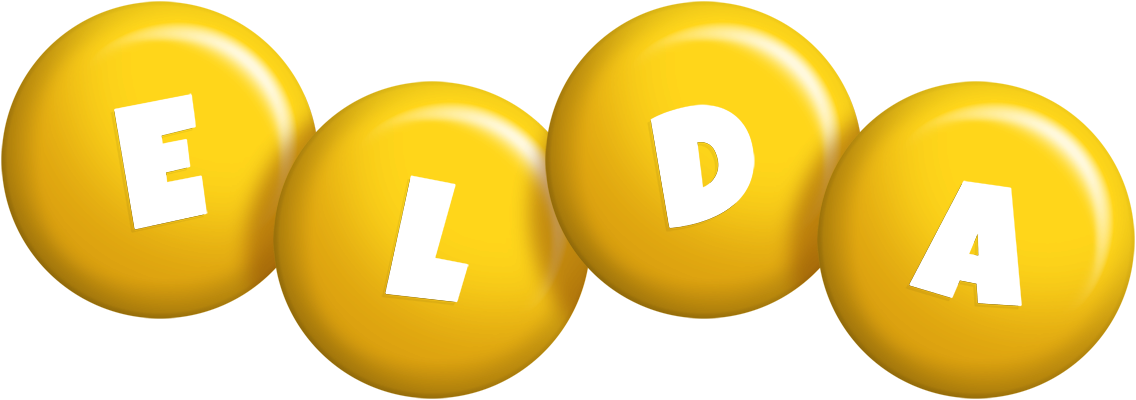 Elda candy-yellow logo