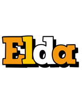 Elda cartoon logo