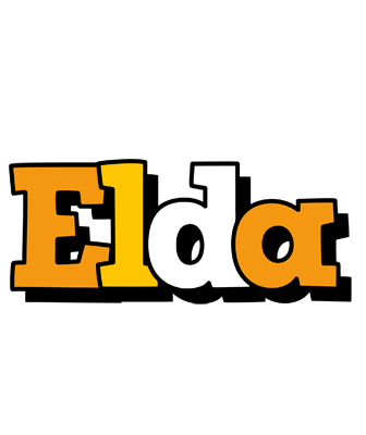 Elda cartoon logo