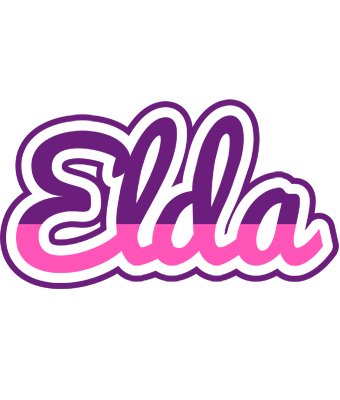 Elda cheerful logo