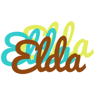 Elda cupcake logo