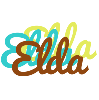 Elda cupcake logo