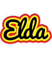 Elda flaming logo