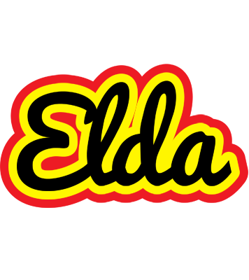 Elda flaming logo