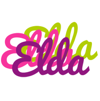 Elda flowers logo