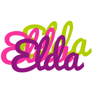 Elda flowers logo