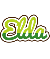 Elda golfing logo