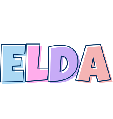 Elda pastel logo