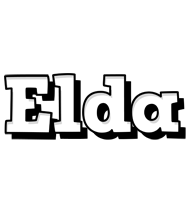 Elda snowing logo