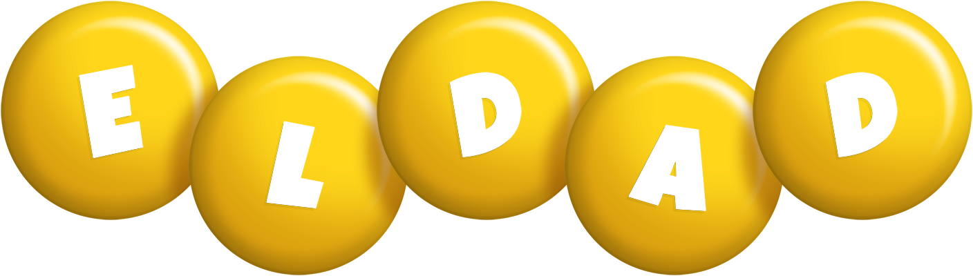 Eldad candy-yellow logo