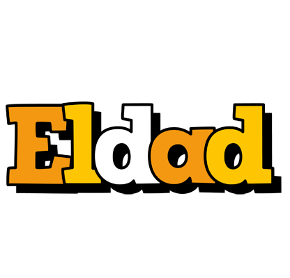 Eldad cartoon logo