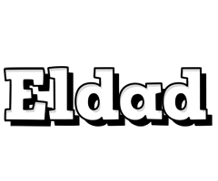 Eldad snowing logo