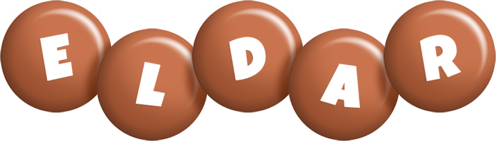 Eldar candy-brown logo