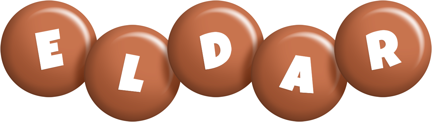 Eldar candy-brown logo