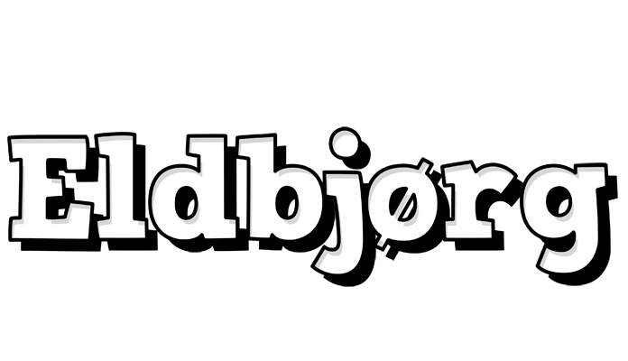 Eldbjørg snowing logo