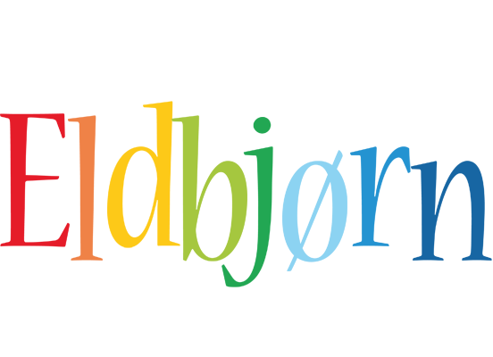Eldbjørn birthday logo