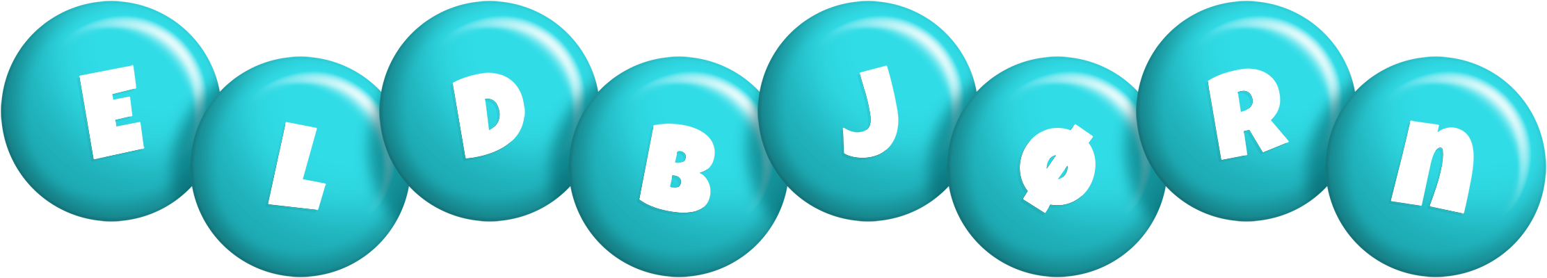 Eldbjørn candy-azur logo