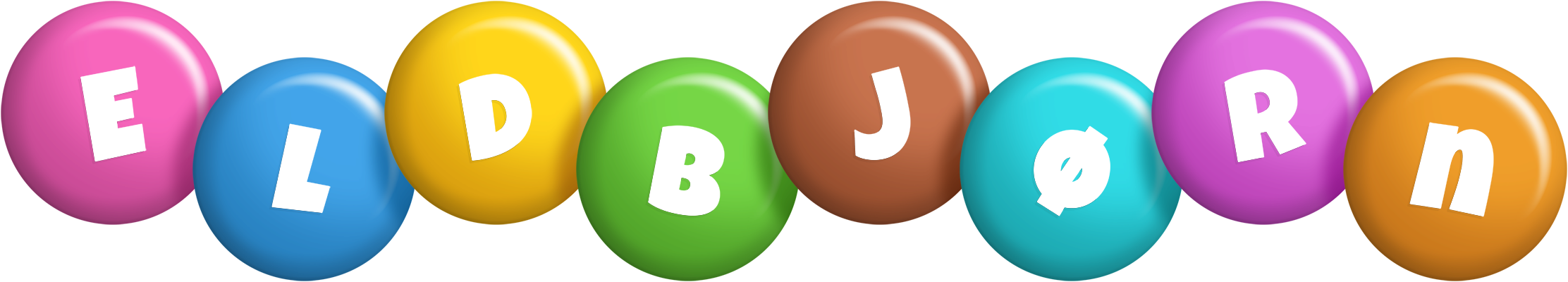 Eldbjørn candy logo