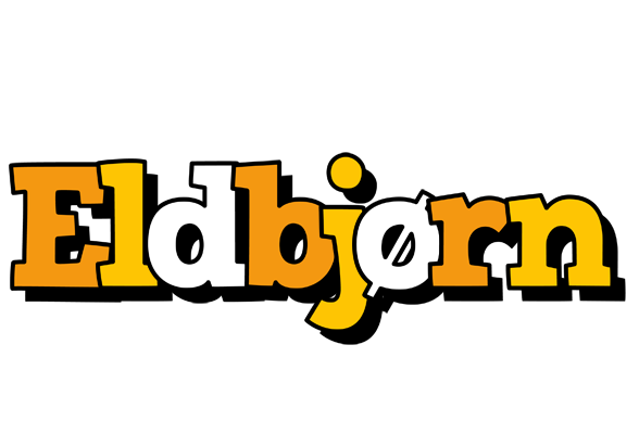 Eldbjørn cartoon logo