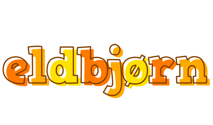 Eldbjørn desert logo