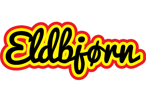 Eldbjørn flaming logo