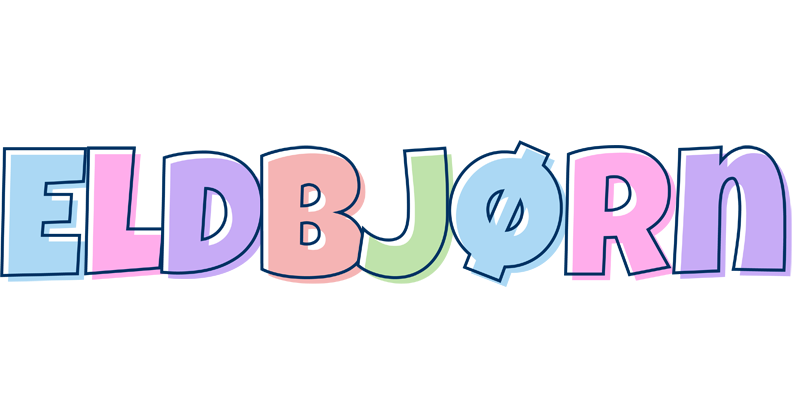 Eldbjørn pastel logo