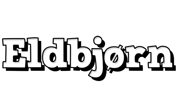 Eldbjørn snowing logo