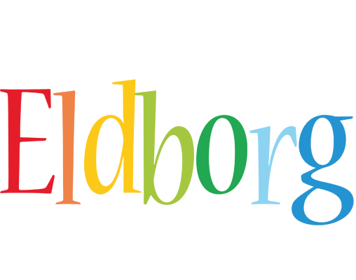 Eldborg birthday logo