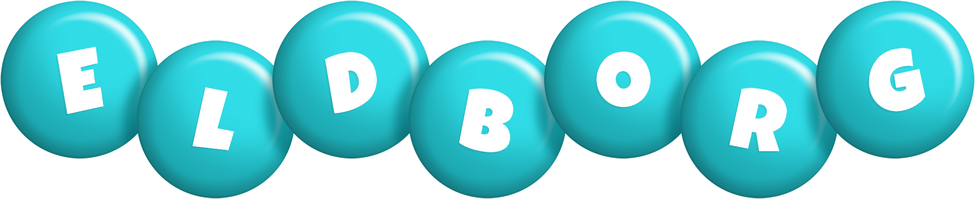 Eldborg candy-azur logo