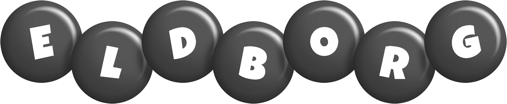 Eldborg candy-black logo
