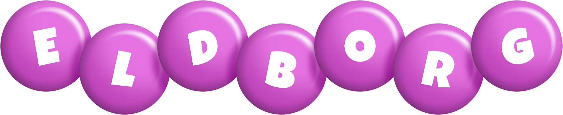 Eldborg candy-purple logo