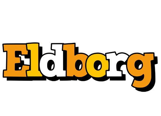 Eldborg cartoon logo