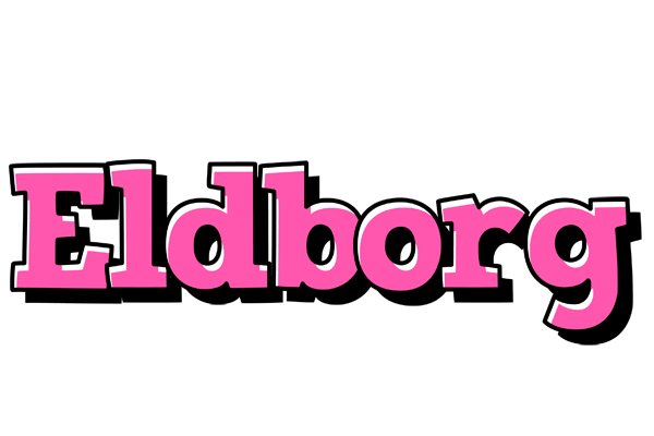 Eldborg girlish logo