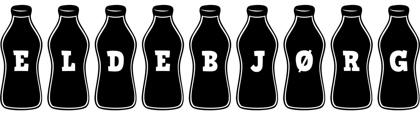 Eldebjørg bottle logo