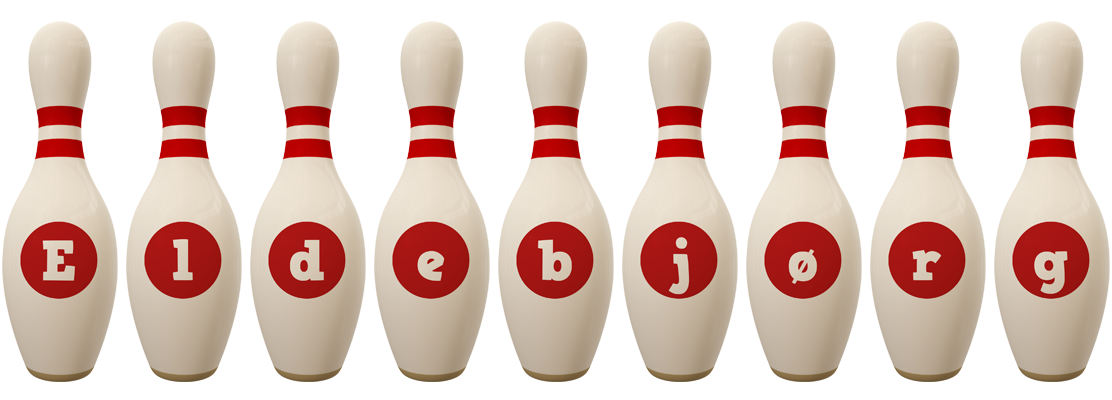 Eldebjørg bowling-pin logo
