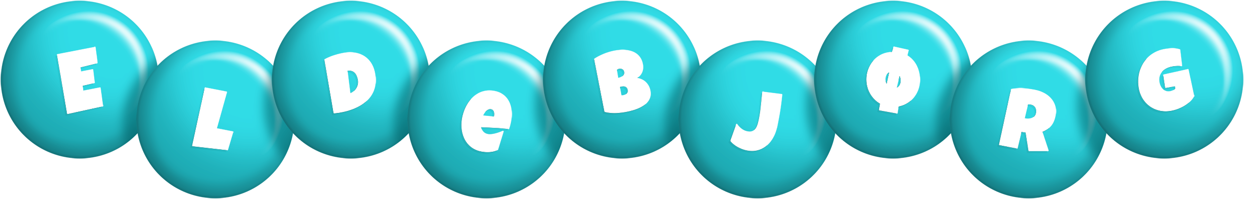 Eldebjørg candy-azur logo