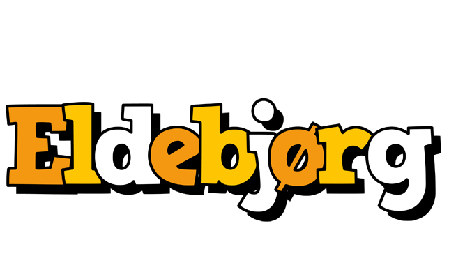 Eldebjørg cartoon logo