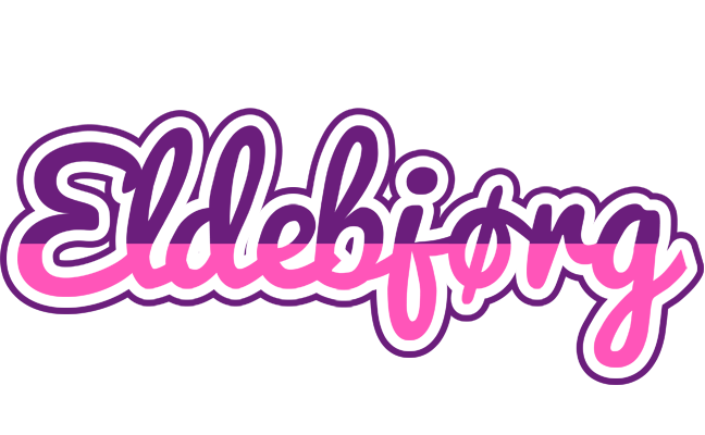 Eldebjørg cheerful logo